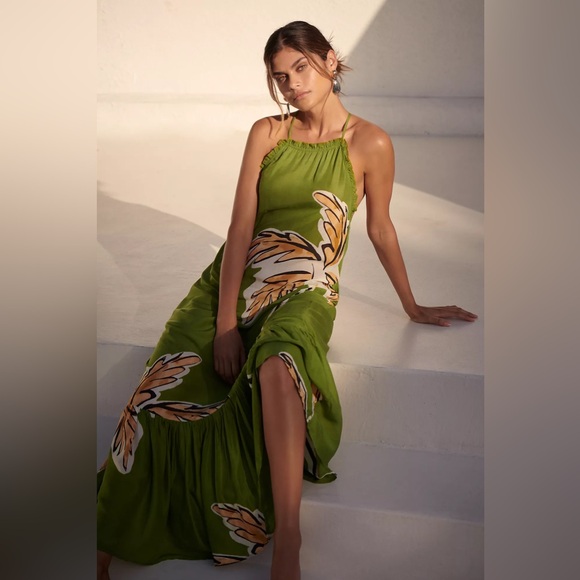 Anthropologie The Malika Printed Dress: LouLou Avenue Edition - Picture 4 of 10